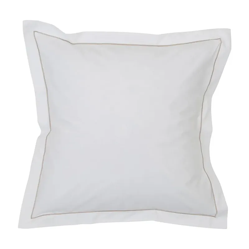 Hotel Percale pillowcase 65x65 cm, White-light beige Buy Today