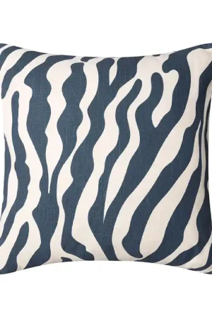 Zebra outdoor cushion 50x50 cm, Blue/off white, 50 cm Brand New