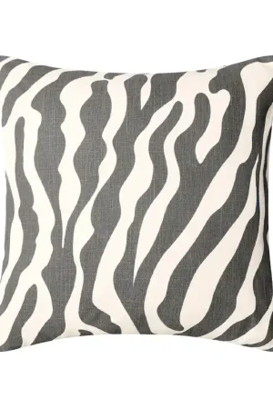 Zebra outdoor cushion 50x50 cm, Blue/off white, 50 cm Best Choice