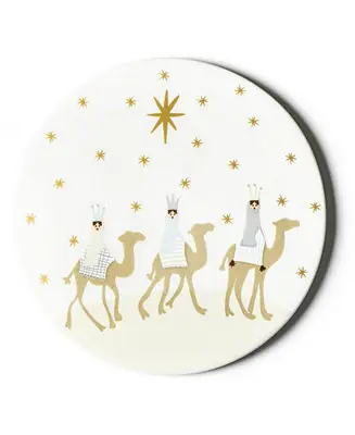 Save Now Nativity Round Trivet