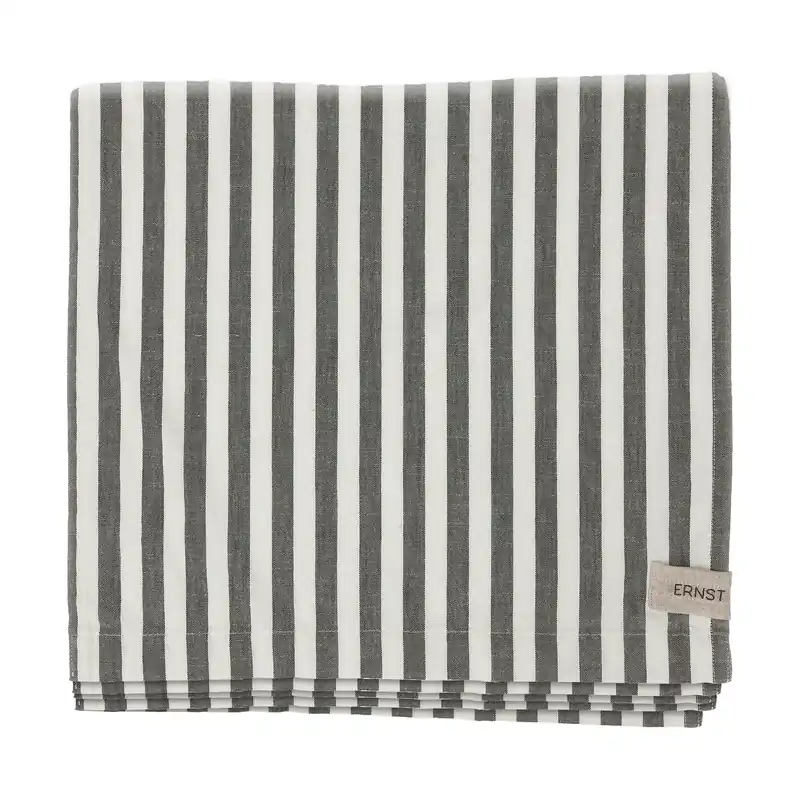 Special Offer Ernst tablecloth striped 145x300 cm, Green-white