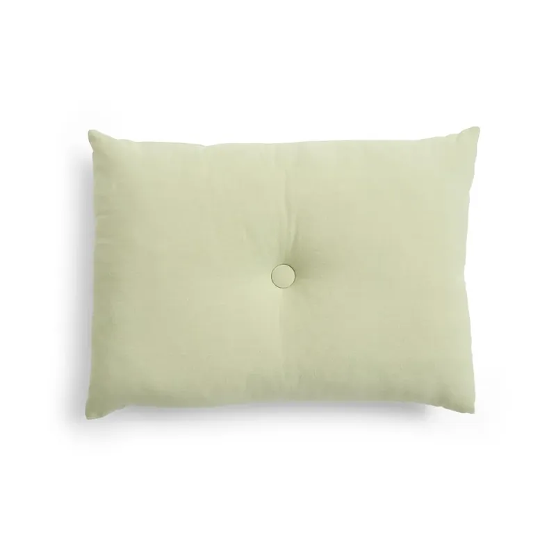 Super Sale Dot Linen cushion 45x60 cm, Soft yellow