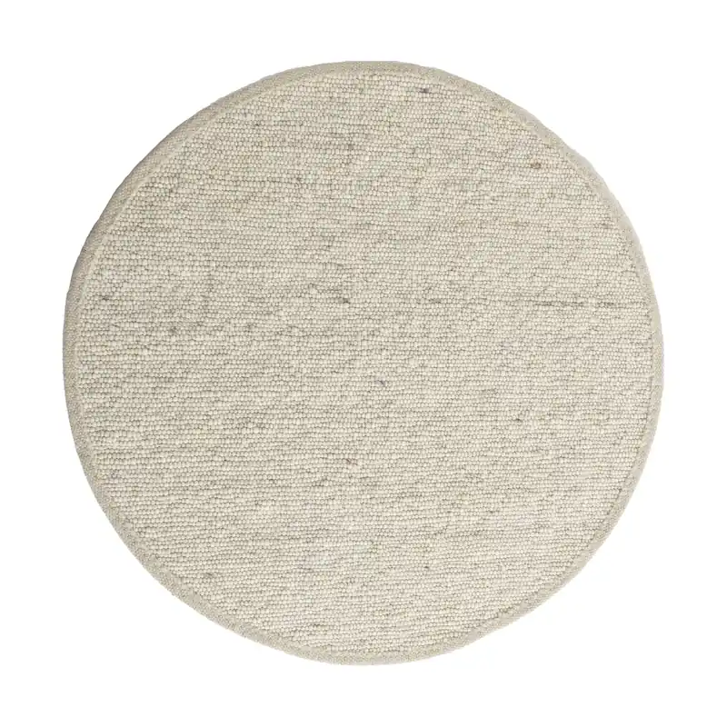 Sierrafil round rug, Natural white no. 11, Ø170 cm Brand New