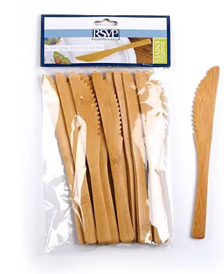 Wood 12 Piece 6"Knife Set Free Shipping