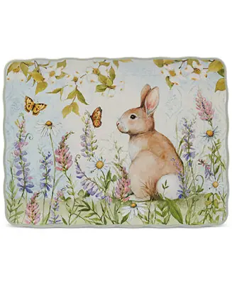 Easter Meadow Rectangular Platter Today Only