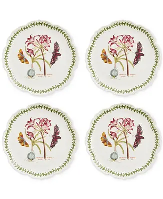 Botanic Garden Lotus Blossom Dinner Plates, Set of 4 New Arrival
