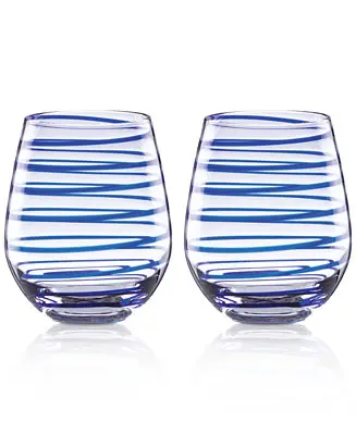 Charlotte Street Collection 2-Pc. Stemless Wine Glasses Set Big Sale