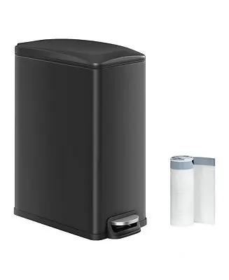 12.7 Gallon Garbage Can For Narrow Spaces With Soft-close Lid Low Price
