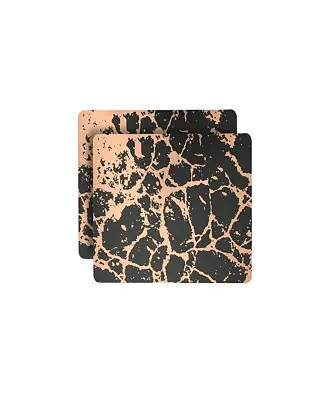 Original Marble Cork Place Mats, Washable Placemats Gold, 15" x 15" Set of 2, Heat Resistant Placemats, Non Slip, Table Mat, Table Placemats, for Kitchen Placemats, Dining Placemats, Decoration