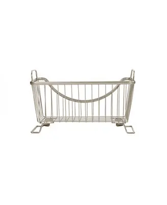 Must Have Diversified Ashley Stackable Wire Basket with Raised Feet and Looped Handles, Small