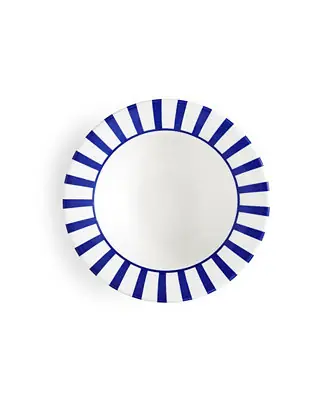 Blue Italian Steccato Cereal Bowls, Set of 4 In Demand