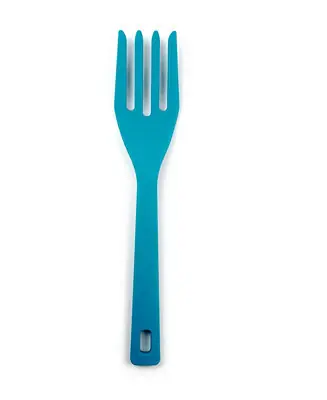 Exclusive Offer Silicone Coated Steel 11" x 2.25" Ela Series Turquoise Fork