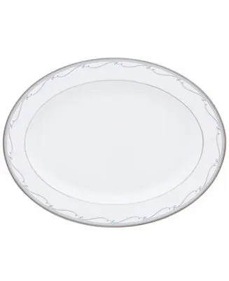 Satin Flourish Oval Platter, 14" Limited Time