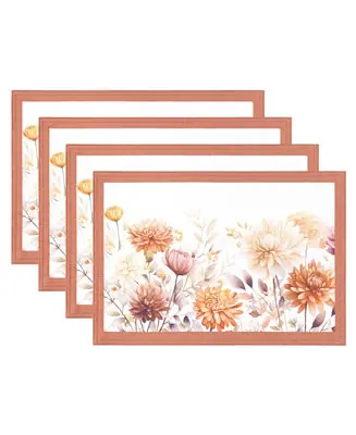 Autumn Blooms Placemats 13" x 19", Set of 4 Discount