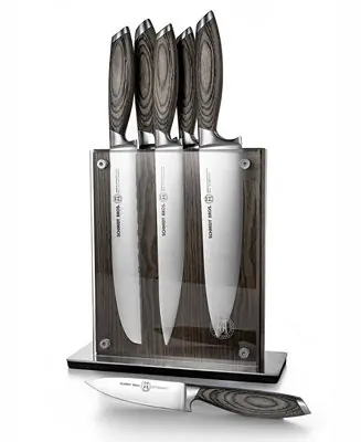 Bonded Ash 7-Pc. Knife Block Set Affordable