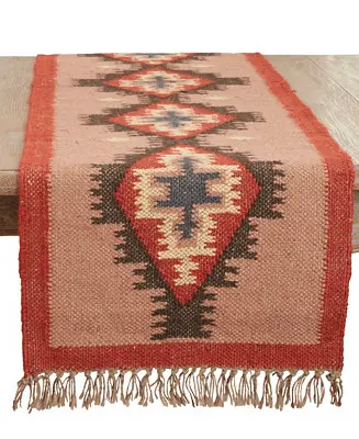 Ethnic Weave Kilim Table Runner, 16" x 72" Big Sale