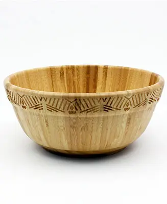 Today Only Bamboo Two-Tone Salad Bowl