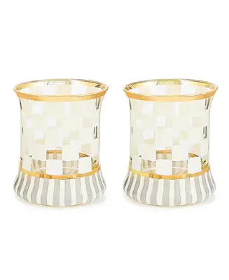 Carnival White Tumbler Glass, Set of 2 Hot Picks