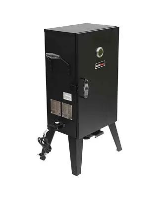 Bargain 1500 Watt Electric Vertical Smoker with 531 Sq In Cooking Area, Black