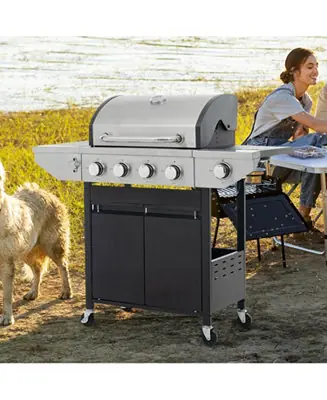 Budget 4-Burner Stainless Steel Propane Gas Grill