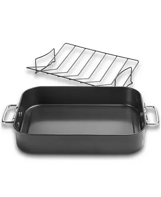 Warranty Included Carbon Steel Nonstick 16" Turkey Roaster, Macy's Exclusive