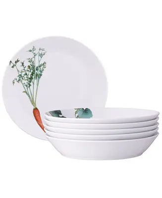 Kyoka Shunsai Set of 6 Coupe Dinner Bowls, 9-3/4", 43 oz. Limited Offer