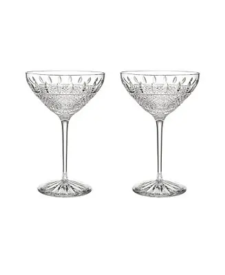 Mastercraft Irish 10 oz Lace Martini Glass, Set of 2 Holiday Sale
