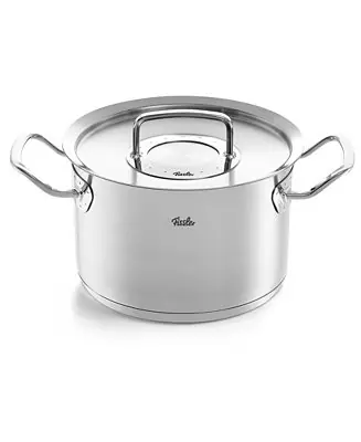 Original-Profi Collection Stainless Steel 4.2 Quart Stock Pot with Lid One Day Deal