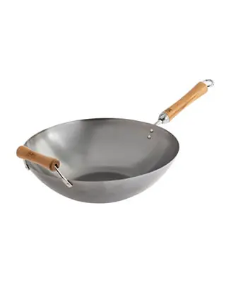 Special Offer Classic Series Carbon Steel Wok with Birch Handles, 14"