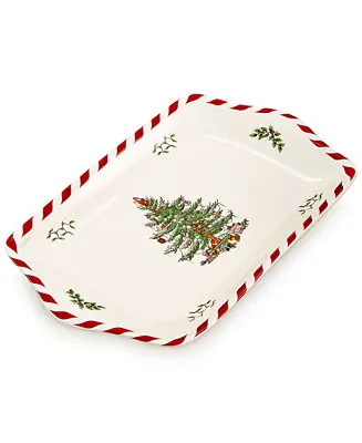 Free Returns Christmas Tree Dessert Tray