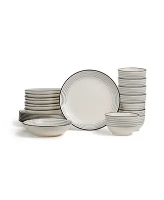 Zeke 24 Pc. Dinnerware Set, Service for 8 Time-Limited