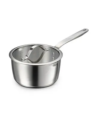 Tempo Tri-Ply Base Stainless Steel 3-Quart Sauce Pan with Glass Lid Direct From Manufacturer