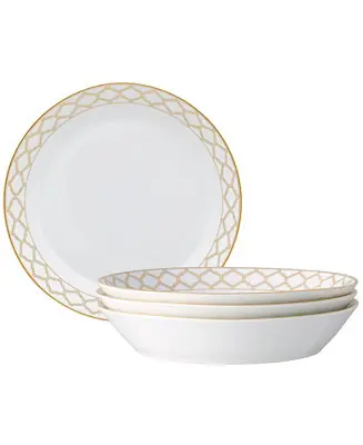 Eternal Palace 4-Pc. Coupe Dinner Bowl Set, Service For 4 Professional Grade