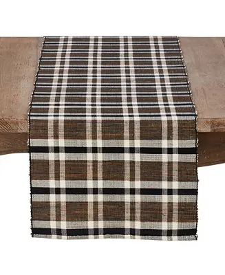 Modern Plaid Woven Water Hyacinth Placemat Set of 4