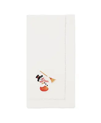 Latest Frosty Embroidered Snowman Napkin Set of 6, 20"x20"
