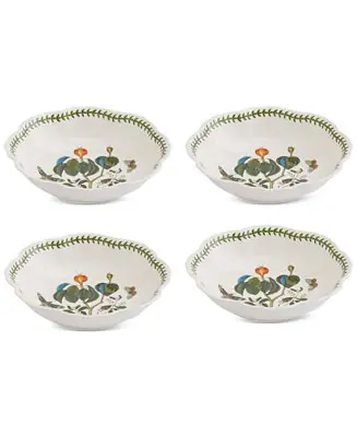 Botanic Garden Lotus Blossom Pasta Bowls, Set of 4 Direct From Factory