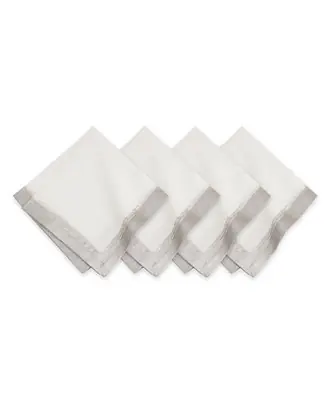 Bargain Metallic Brushstroke Napkin 4 Pc Set