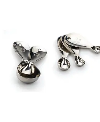 Endurance Stainless Steel 5 Piece Teardrop Measuring Spoon Set Warranty Included