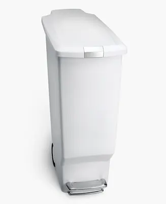 40 Liter Plastic Slim Rectangular Step Kitchen Trash Can Handmade