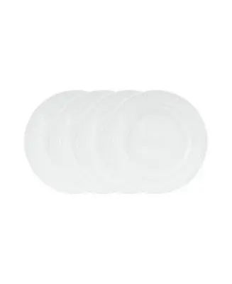 Everyday Whiteware Beaded Salad Plate 4 Piece Set No Minimum Order