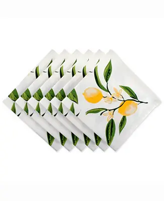 Flash Sale Lemon Bliss Print Napkin Set of 6