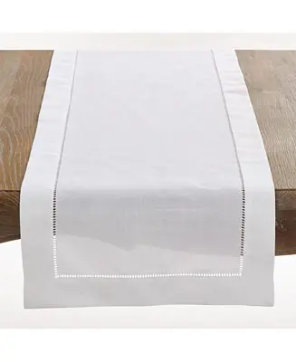 Classic Hemstitch Border Table Runner, 16" x 72" Direct From Manufacturer