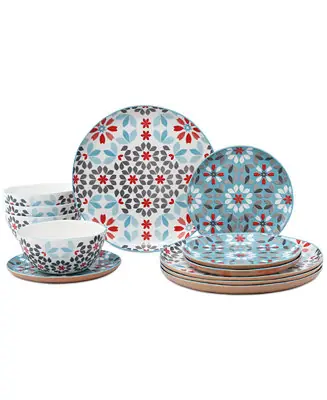 Floral 12-Pc. Dinnerware Set, Service for 4 New Release