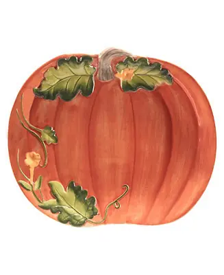 Harvest Morning Pumpkin Platter Best Price