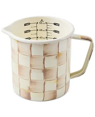 Mocha Check 7-Cup Measuring Cup Next Day Delivery