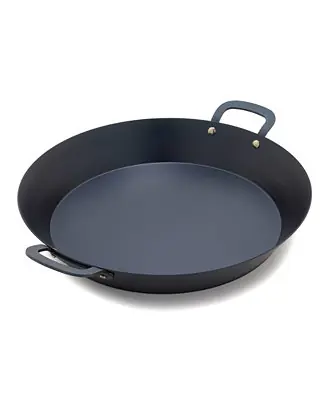 Handmade Bobby Flay Carbon Steel 15" Paella Pan