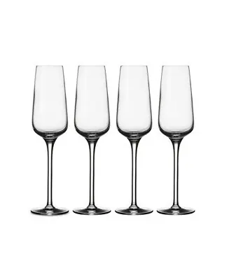 While Supplies Last Voice Basic Flute Champagne Glasses, Set of 4