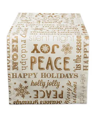 Same Day Shipping Christmas Collage Table Runner