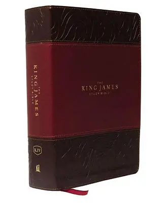 Certified KJV, The King James Study Bible, Leathersoft, Burgundy, Red Letter, Full-Color Edition: Holy Bible, King James Version by Thomas Nelson