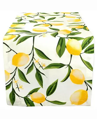 Markdown Lemon Bliss Print Table Runner 14" X 72"